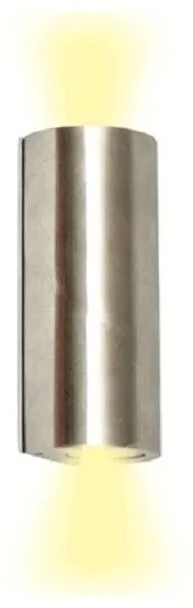 Σποτ Φωτιστικό Τοίχου ST2 Inox 2xGU10 40-900044 GK 40-900044 Ασημί