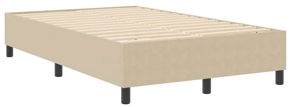 vidaXL Κρεβάτι με ελατήρια Γκρι Πράσινο 120 x 190 cm Βελούδο