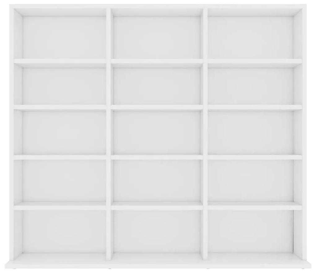 Έπιπλο για CD Λευκό 102 x 23 x 89,5 εκ. από Μοριοσανίδα - Λευκό