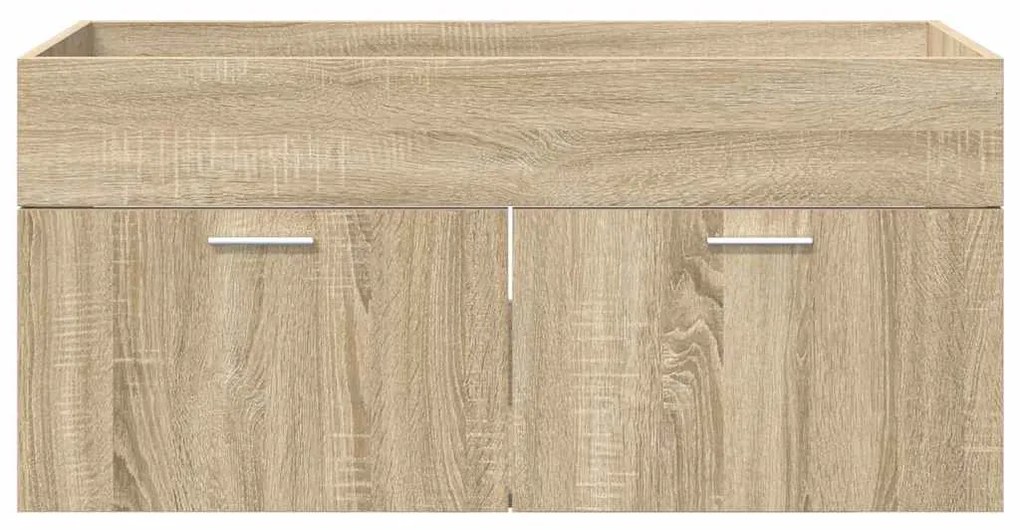 vidaXL Ντουλάπι νιπτήρα Επιτοίχιο Δρύς Sonoma 38,5 x 100 x 46 εκ.