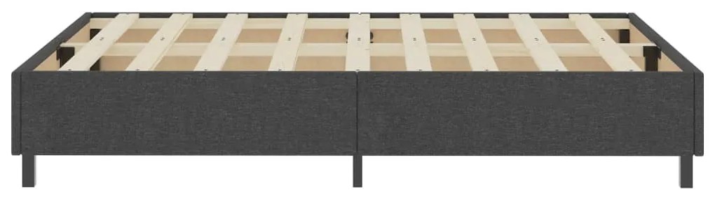 vidaXL Πλαίσιο Κρεβατιού Boxspring Γκρι 160 x 200 εκ. Υφασμάτινο