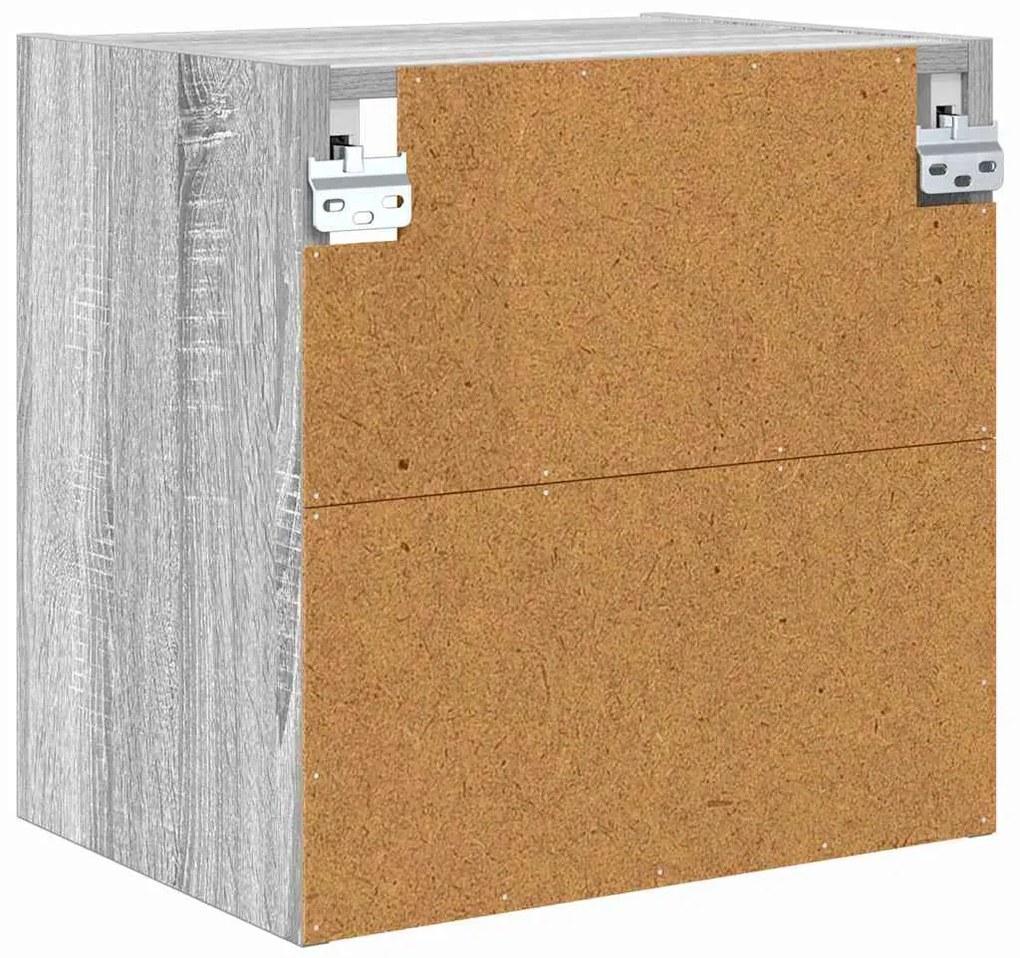 vidaXL Κρεμαστό ντουλάπι Γκρίζο Σονομα 40 x 29,5 x 40 εκ.