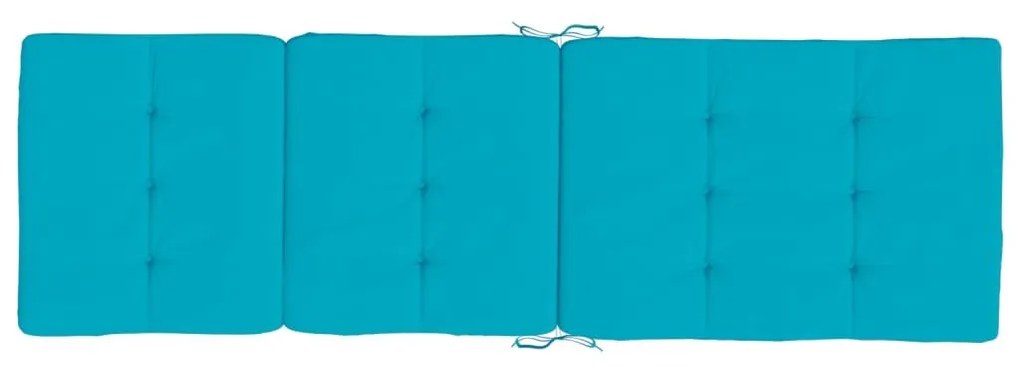 Μαξιλάρια Ξαπλώστρας 2 τεμ. Τιρκουάζ από Ύφασμα Oxford - Τιρκουάζ