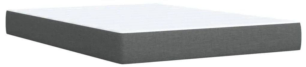 ΚΡΕΒΑΤΙ BOXSPRING ΜΕ ΣΤΡΩΜΑ ΣΚΟΥΡΟ ΓΚΡΙ 160X200 ΕΚ ΥΦΑΣΜΑΤΙΝΟ 3294020