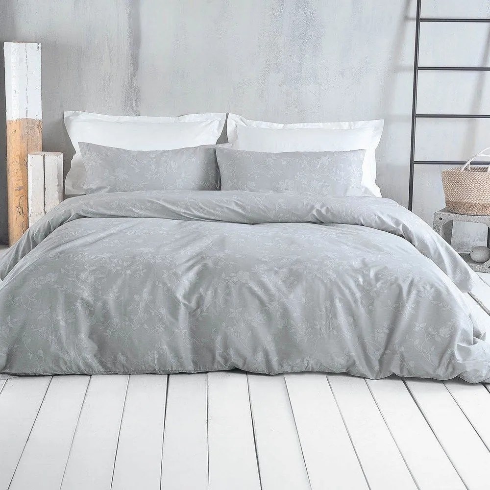 Σεντόνια Miriam (Σετ 4τμχ) Dark Grey Ρυθμός King Size 260x280cm Cotton-Polyester