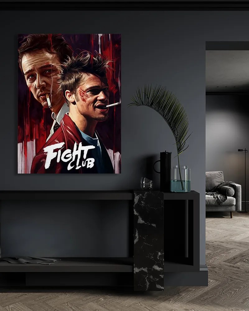 Πίνακας σε καμβά Fight Club KNV2430 80cm x 120cm