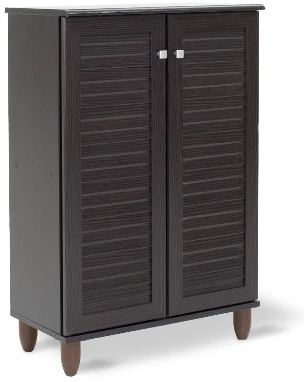 Παπουτσοθήκη-ντουλάπι SANTO 10 ζεύγων χρώμα wenge 60x34,5x91,5εκ 60x34.5x91.5 εκ.
