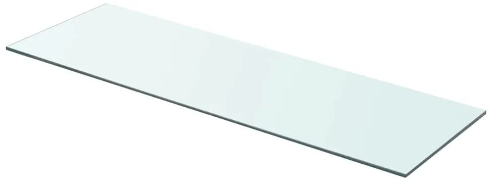 vidaXL Ράφια Πάνελ 2 τεμ. Διάφανα 80 x 25 εκ. Γυάλινα