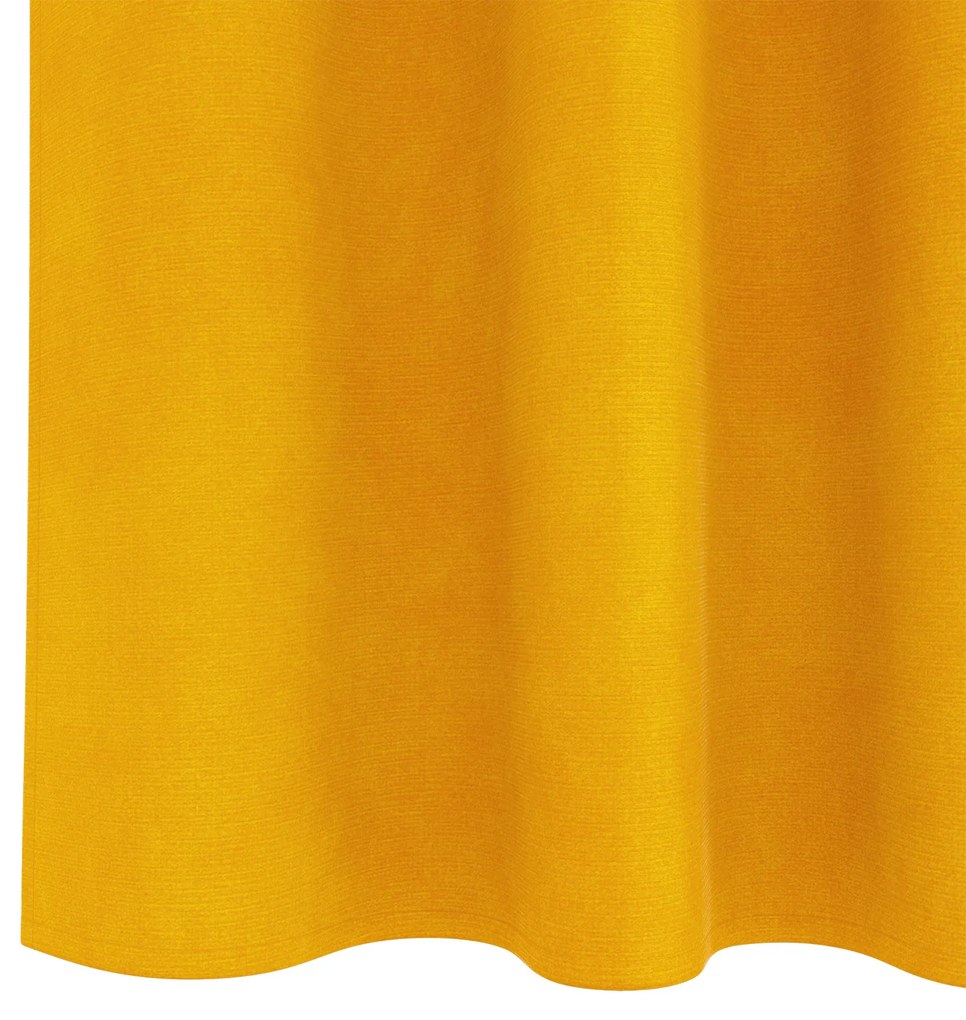 vidaXL Κουρτίνες 2 pcs κίτρινο μουσταρδί 140 x 140 cm Βελούδο