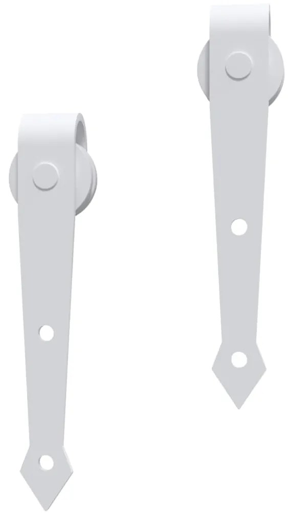 vidaXL Συρόμενη Μεσόπορτα με Μηχανισμό 80 x 210 εκ. Μασίφ Ξύλο Πεύκου