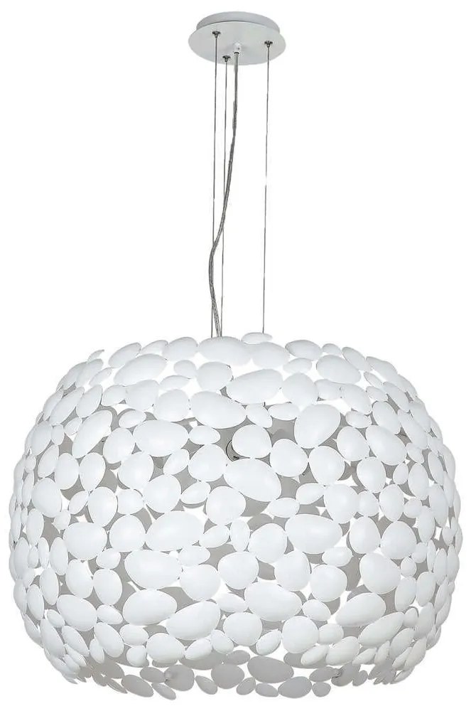Φωτιστικό Οροφής Dioniso I-DIONISO-S65-BCO 5xE27 Φ65cm 147cm White Luce Ambiente Design Metal