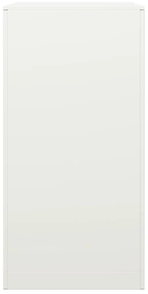 vidaXL Ράφι Καυσόξυλων Λευκό 60x40x80 εκ. Ατσάλινο