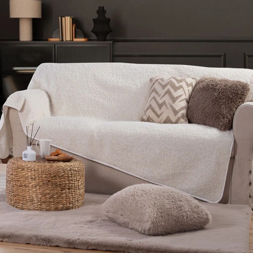 Ριχτάρι Vanjel Ecru Nef-Nef Two-seater 150x250cm Πολυέστερ