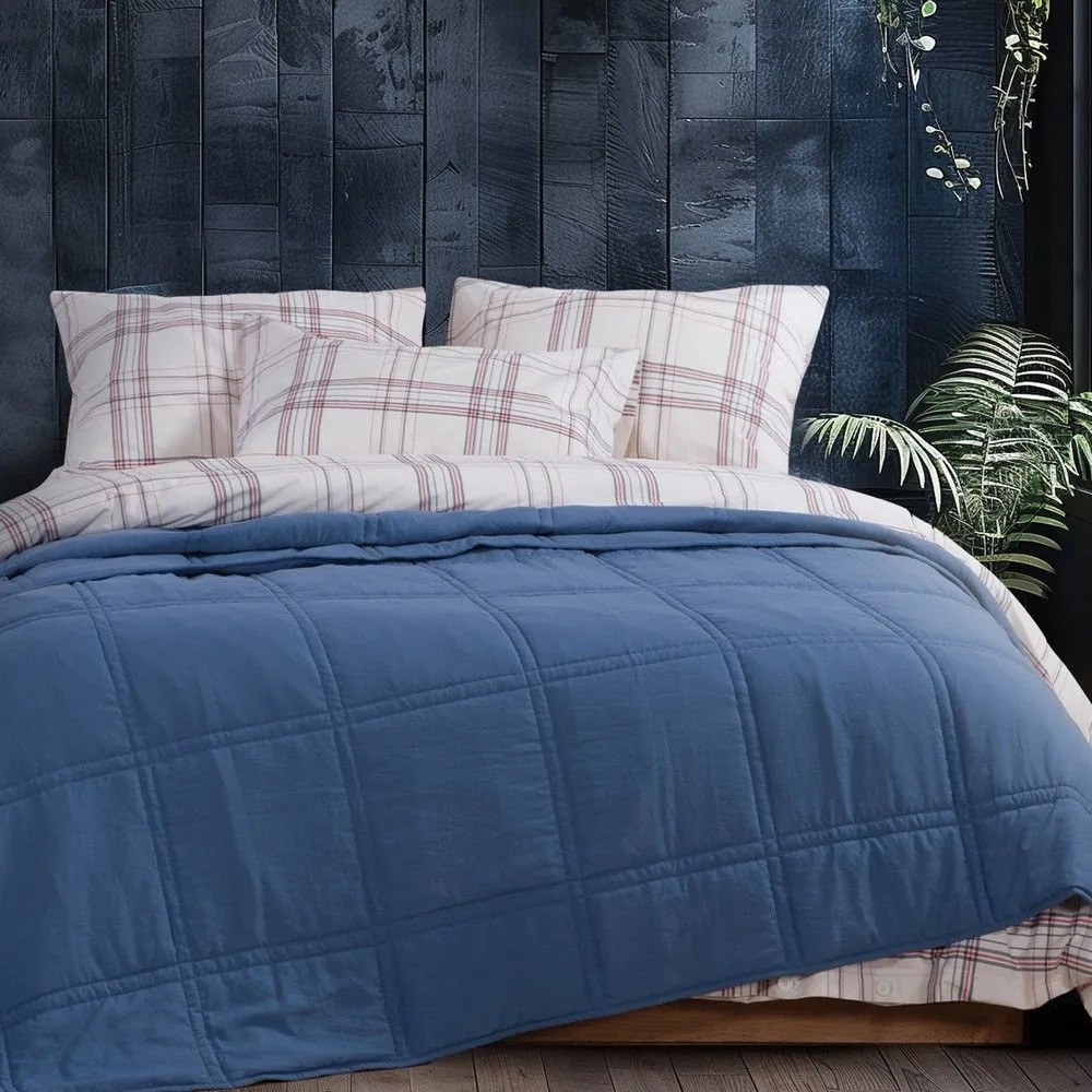 Κουβερλί Nau Navy True Navy Nautica Υπέρδιπλo 230x240cm Microfiber-Polyester