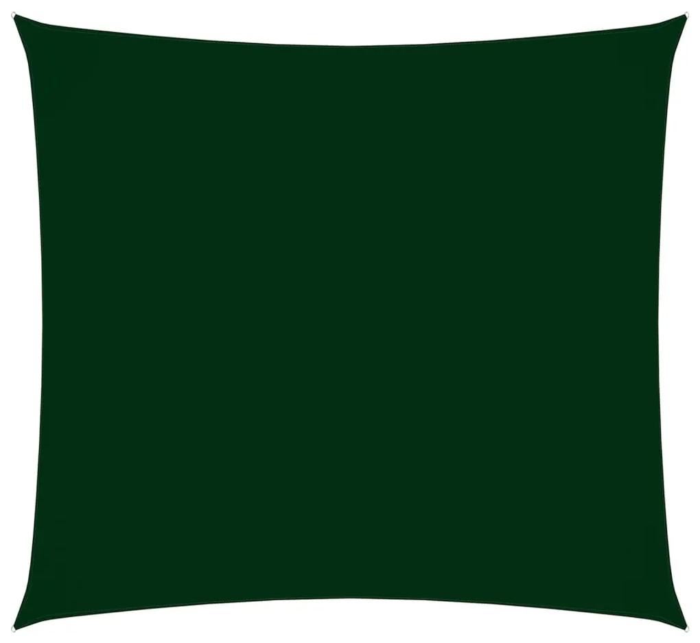 vidaXL Πανί Σκίασης Τετράγωνο Σκούρο Πράσινο 3x3 μ. από Ύφασμα Oxford