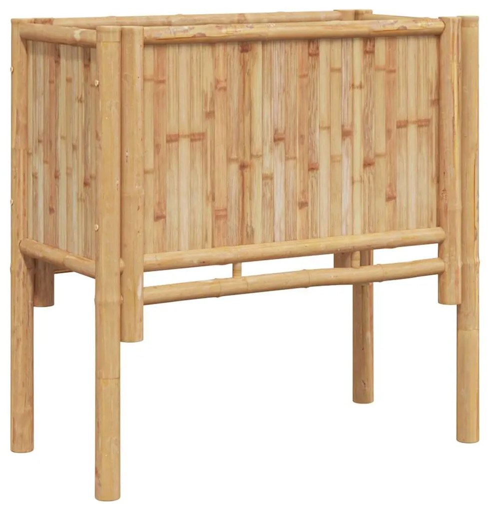 vidaXL Υπερυψωμένη Ζαρντινιέρα Καφέ 70 x 35 x 70 εκ. Μπαμπού