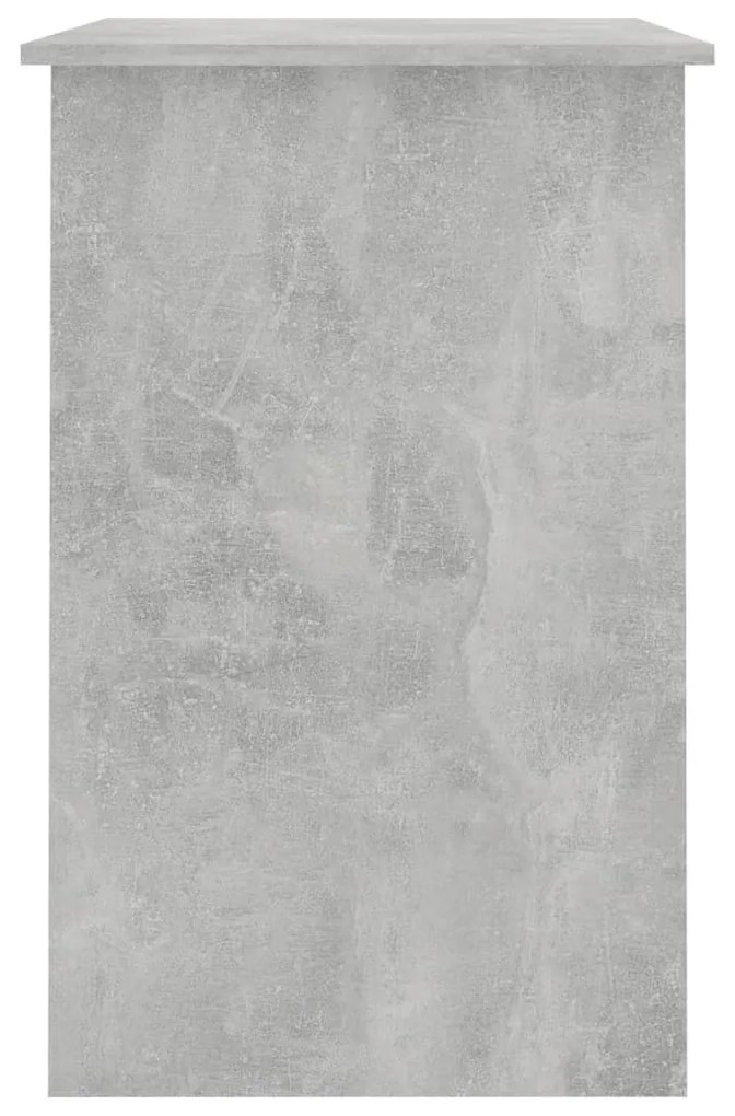 Γραφείο Γκρι του Σκυροδέματος 100 x 50 x 76 εκ. από Μοριοσανίδα - Γκρι
