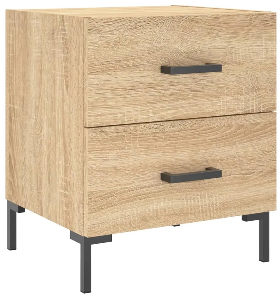 vidaXL Κομοδίνο Sonoma Δρυς 40 x 35 x 47,5 εκ. από Επεξεργασμένο Ξύλο