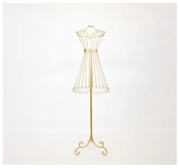Διακοσμητικό Μπούστο Σε Βάση 40.5x35.5x142cm 752-28570 Estheti-752-28570-Χρυσό 752-28570