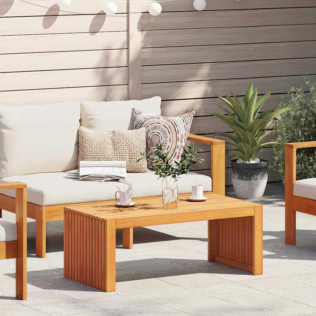 vidaXL Τραπεζάκι Πλευράς Καφέ 90 x 45 x 35 cm Στερεό Ξύλο Ακακίας