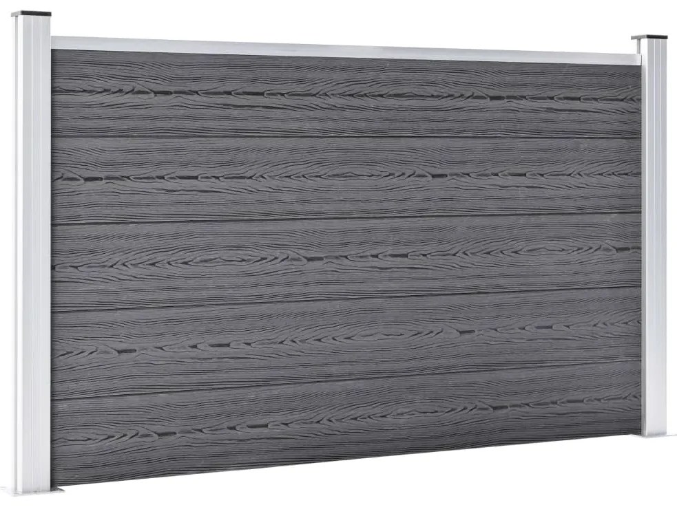 vidaXL Πάνελ Περίφραξης Γκρι 872 x 106 εκ. από WPC