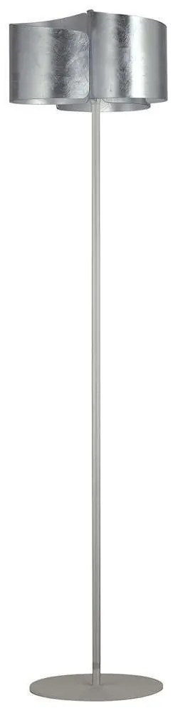 Φωτιστικό Δαπέδου Imagine I-IMAGINE-PT-SIL 3xE27 Φ47cm 182,2cm Silver Luce Ambiente Design Aluminium, Glass
