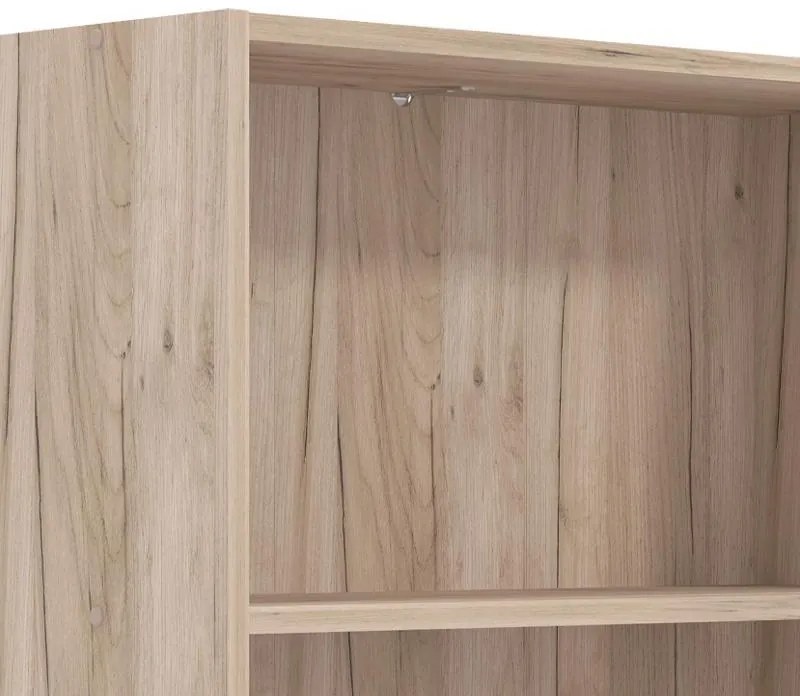 Βιβλιοθήκη Tomar 6 Γκρί Δρύς 70x24,5x211,5 εκ. 70x24.5x211.5 εκ.
