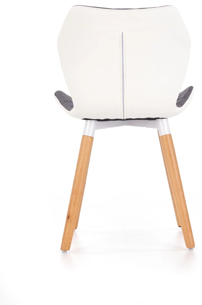 K277 chair, color: grey / white DIOMMI V-CH-K/277-KR-POPIEL