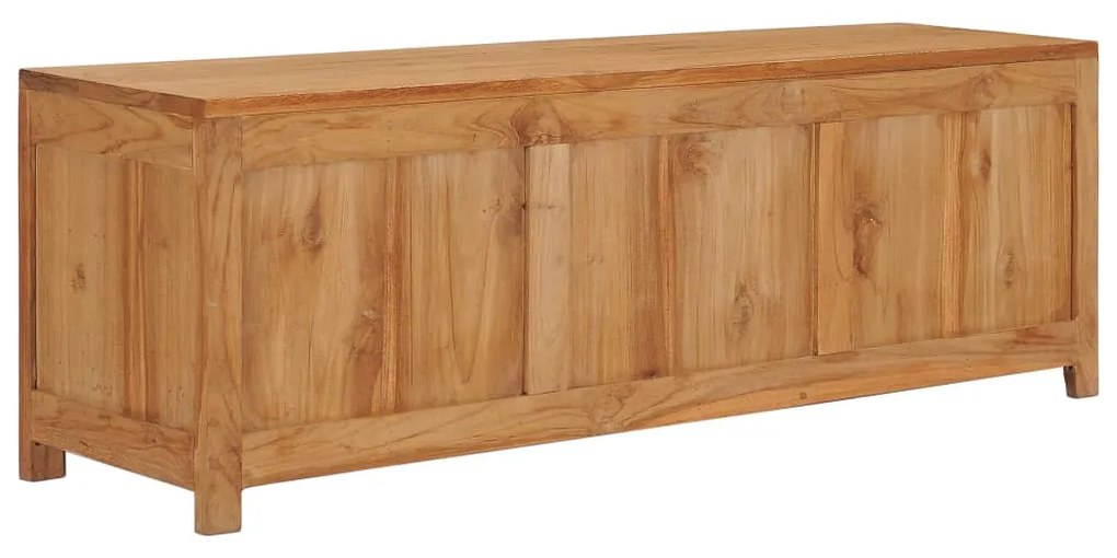 vidaXL Έπιπλο Τηλεόρασης 120 x 30 x 40 εκ. από Μασίφ Ξύλο Teak