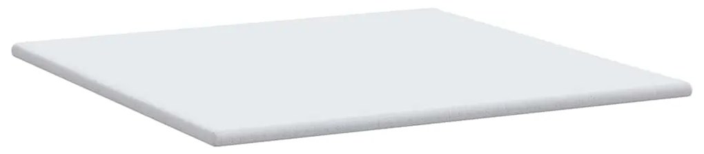 vidaXL Στρώμα επικάλυψης Λευκό 200 x 200 cm Υφασμα Jacquard