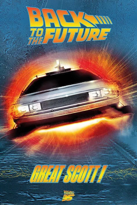 Αφίσα Back to the Future - Great Scott!, (61 x 91.5 cm)