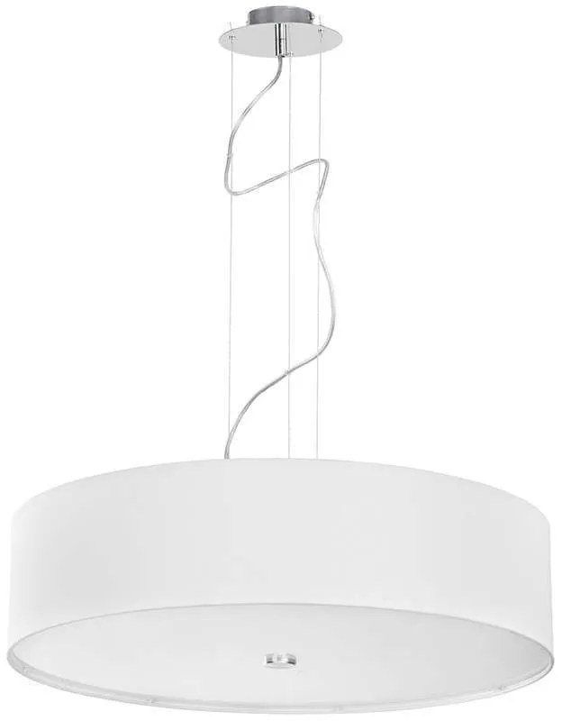 Φωτιστικό Οροφής VIviane III 6772 White Nowodvorski Metal, Glass, Fabric