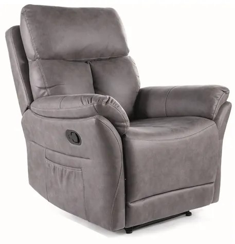 FOTEL ROZKŁADANY HADES SZARY TAP.207 DIOMMI-80-3281