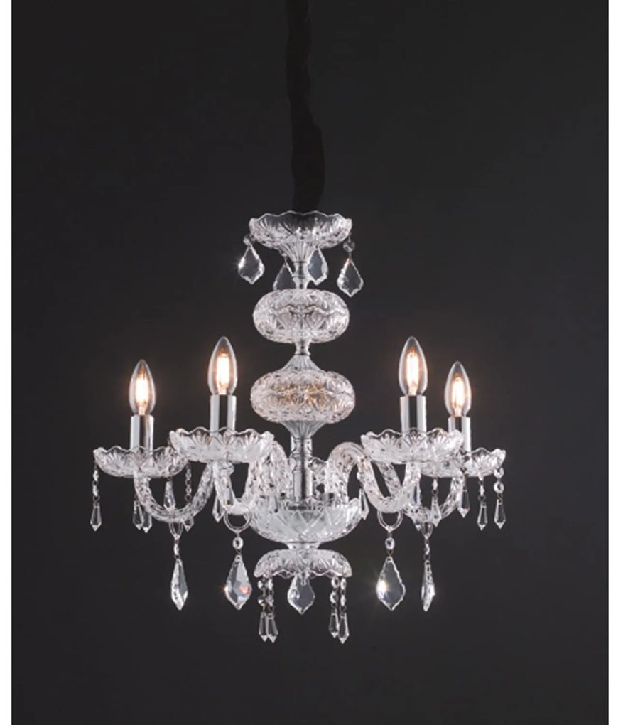 Φωτιστικό Οροφής Incanto I-INCANTO/5 Clear Glass