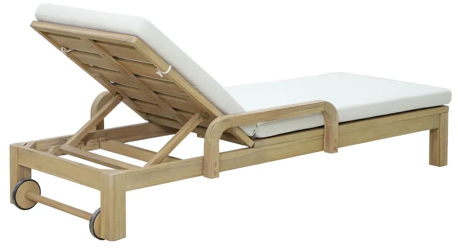ANASA ΞΑΠΛΩΣΤΡΑ LIGHT TEAK 87x260xH38cm - 22-0149