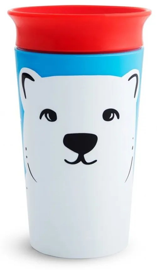 Ποτήρι Παιδικό Miracle Sippy Cup Polar Bear 266ml White-Blue Munchkin 266ml Plastic