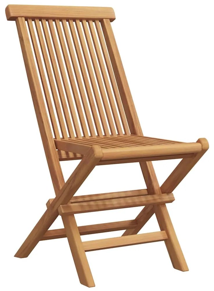 vidaXL Σετ Τραπεζαρίας Κήπου 2 pcs Καφέ Μασίφ ξύλο teak
