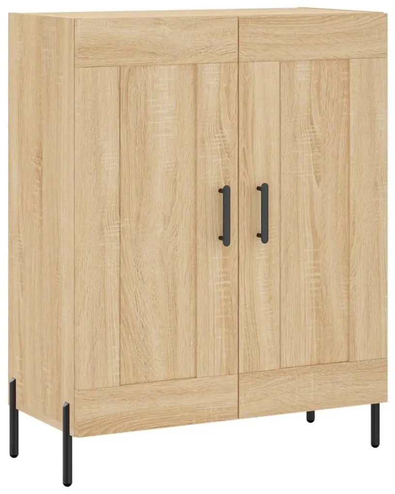 vidaXL Ντουλάπι Sonoma δρυς 69,5 x 34 x 180 εκ. από Επεξεργασμένο Ξύλο