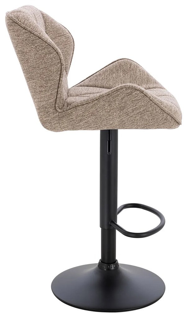 Comfort ύφασμα γκρεζ 53 x 52 x 91-111