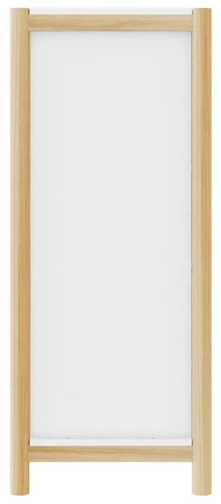 Συρταριέρα Λευκή 42 x 38 x 90 εκ. από Επεξεργασμένο Ξύλο - Λευκό
