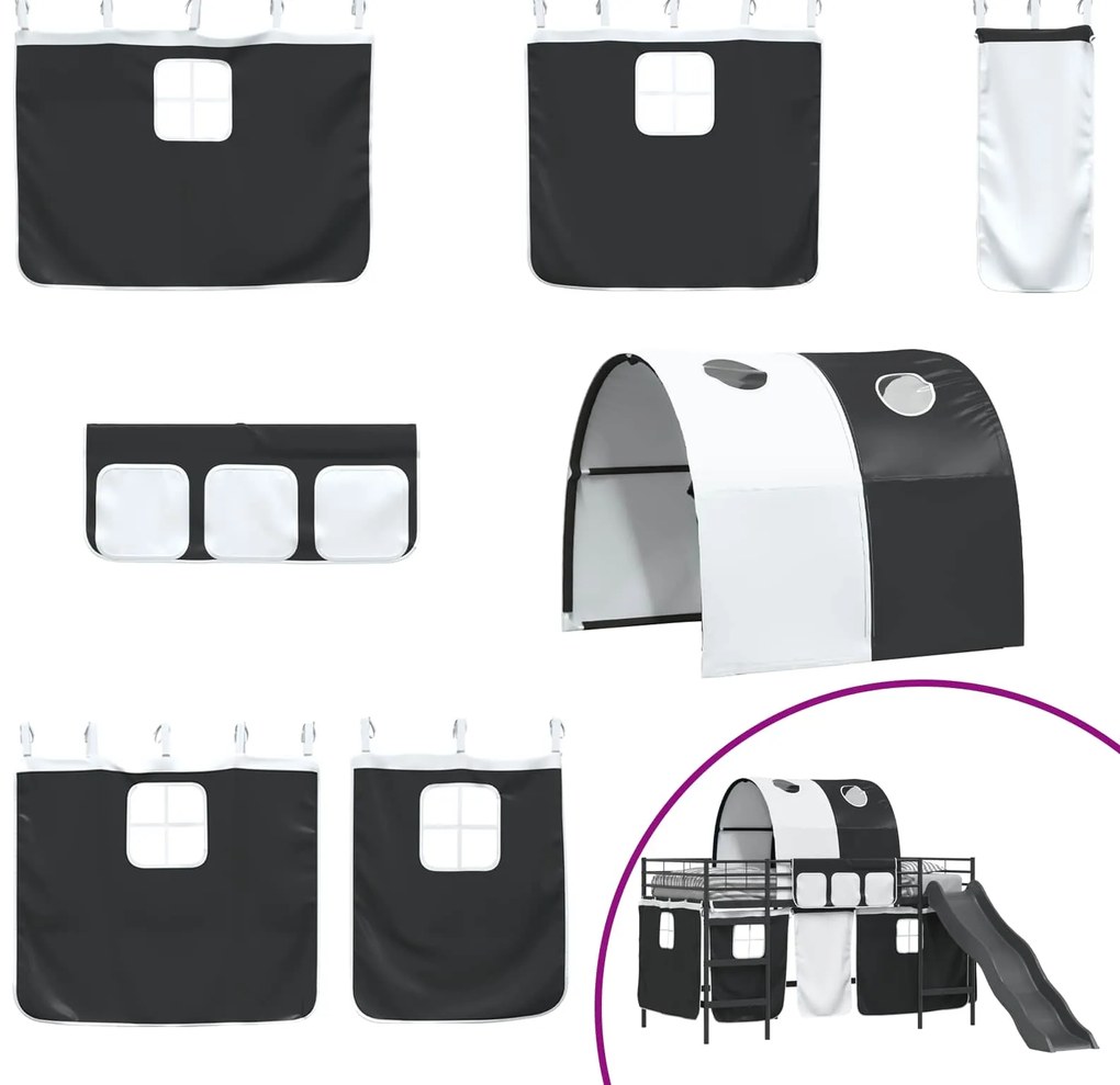 vidaXL Μαύρο 79,5 x 200 εκ.