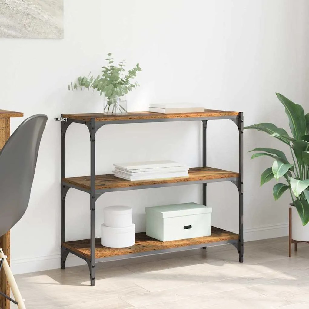 vidaXL Βιβλιοθήκη Παλιό Ξύλο 80 x 33 x 70,5 εκ.