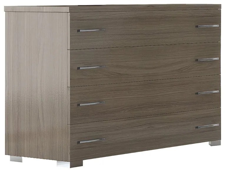 Intrahome Συρταριέρα με 4 συρτάρια σε χρώμα σταχτί 100x39x73 Intrahomesa-00652586