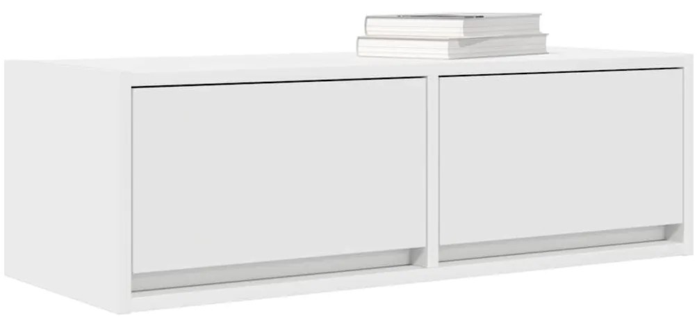 vidaXL Έπιπλο Τηλεόρασης Λευκό 80x31x25,5 εκ. Επεξεργασμένο Ξύλο
