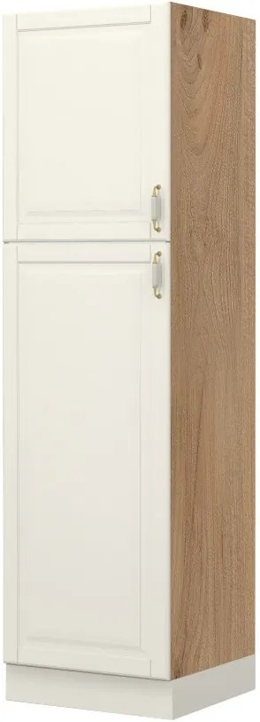 Επιδαπέδιο ντουλάπι ψηλό Toscana K21-60-2KF-Καρυδί - 60.00Χ60.00Χ216.00cm