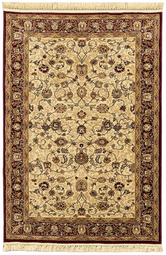 ΧΑΛΙ PERSIA 1536 BURGUNDY ΜΕ ΚΡΟΣΣΙ - 160X230  NewPlan - 5-79-PRS-13345_1536B-160X230