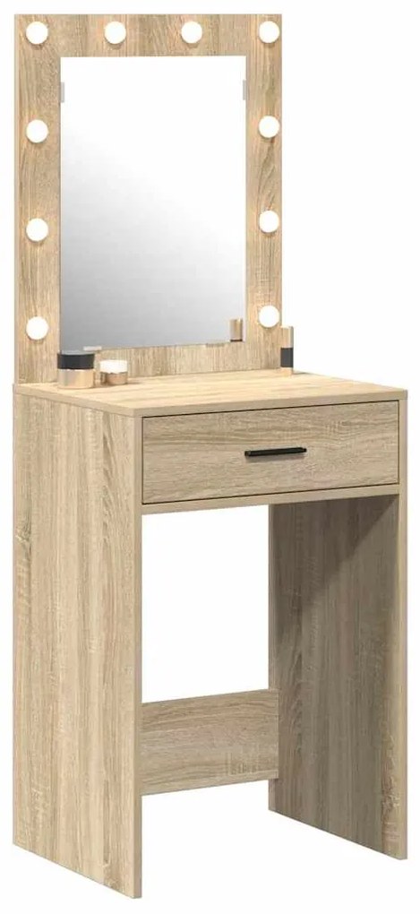 vidaXL Κομοδίνο Sonoma Δρυς 50 x 41 x 135 εκ Επεξεργασμένο ξύλο