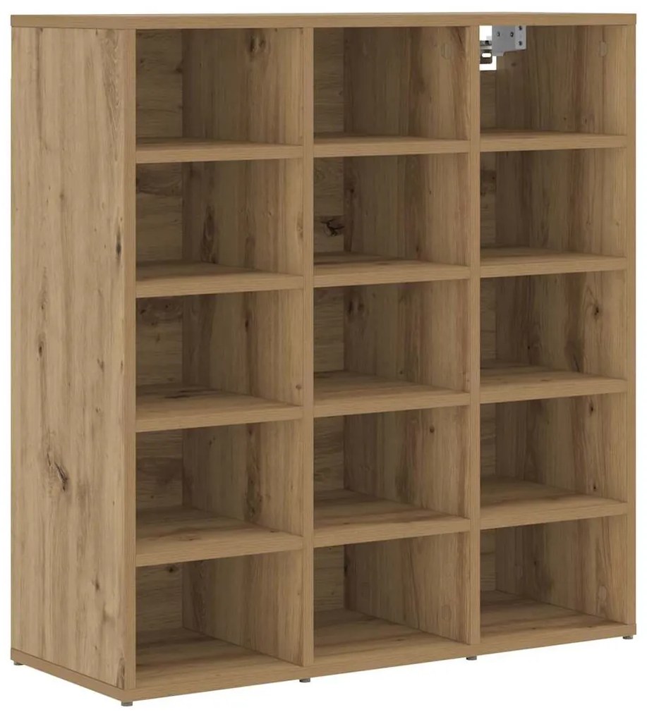 vidaXL Παπουτσοθήκη με ράφι artisan δρυς 77.5 x 30 x 83.5 εκ.