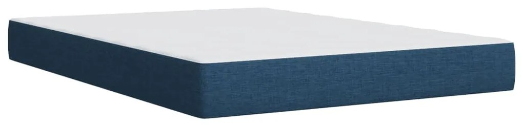 ΚΡΕΒΑΤΙ BOXSPRING ΜΕ ΣΤΡΩΜΑ ΜΠΛΕ 140X190 ΕΚ. ΥΦΑΣΜΑΤΙΝΟ 3288182