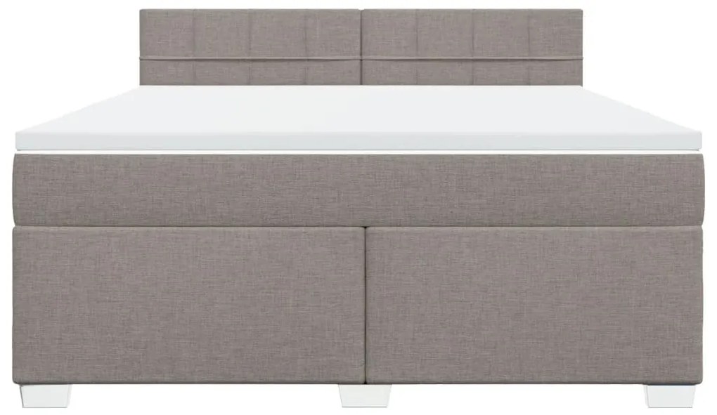 ΚΡΕΒΑΤΙ BOXSPRING ΜΕ ΣΤΡΩΜΑ TAUPE 180X200 ΕΚ. ΥΦΑΣΜΑΤΙΝΟ 3288271